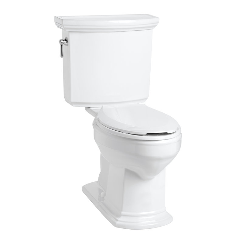 Mansfield Barrett HET SmartHeight 1.28 GPF Elongated TwoPiece Toilet